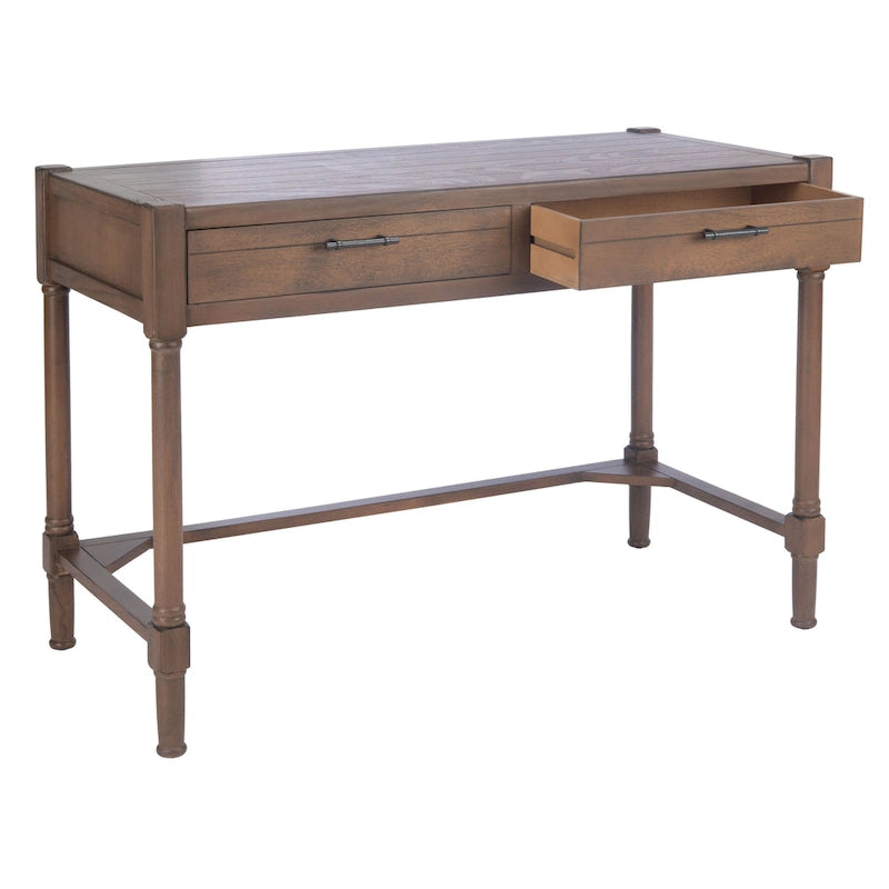 White Washed Grey Writing Desk