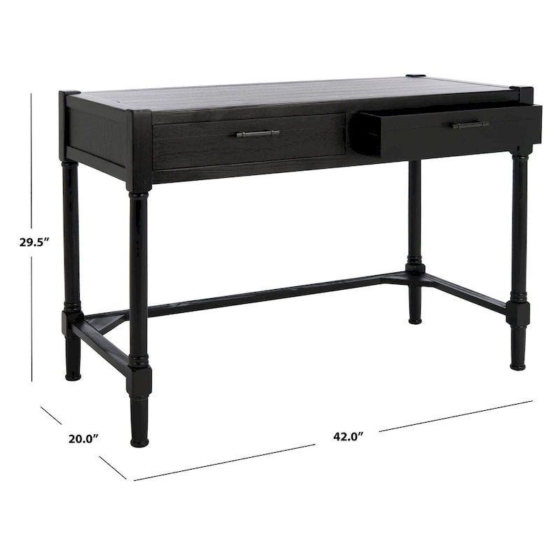 White Washed Grey Writing Desk