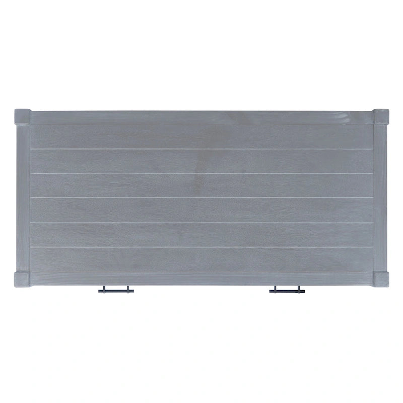 White Washed Grey Writing Desk