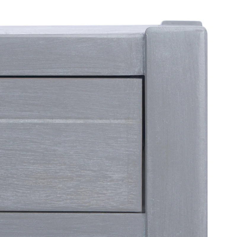 White Washed Grey Writing Desk