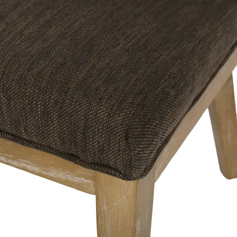 Fabric Upholstered Wood Dining Chair