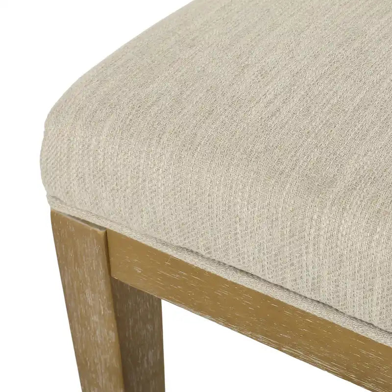 Fabric Upholstered Wood Dining Chair