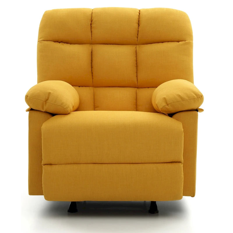 Fabric Upholstery Reclining Chair - 37L x 39W x 38H