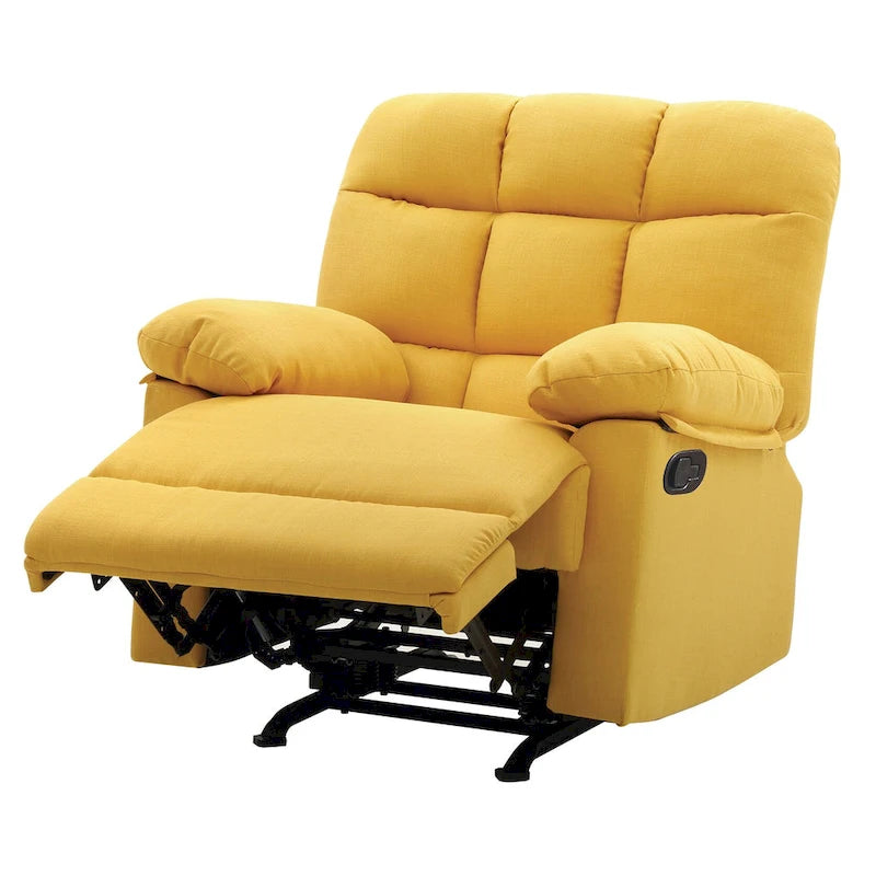 Fabric Upholstery Reclining Chair - 37L x 39W x 38H
