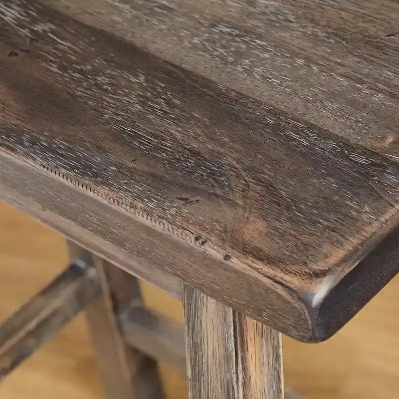 Rubberwood 24-Inch Counter-Height Bar Stool