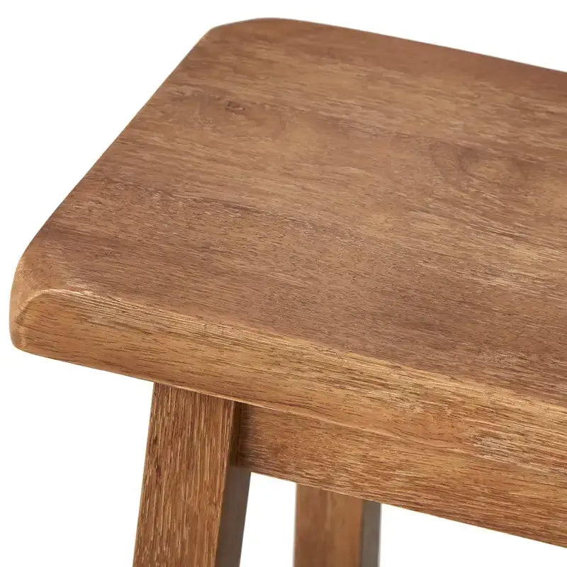 Rubberwood 24-Inch Counter-Height Bar Stool