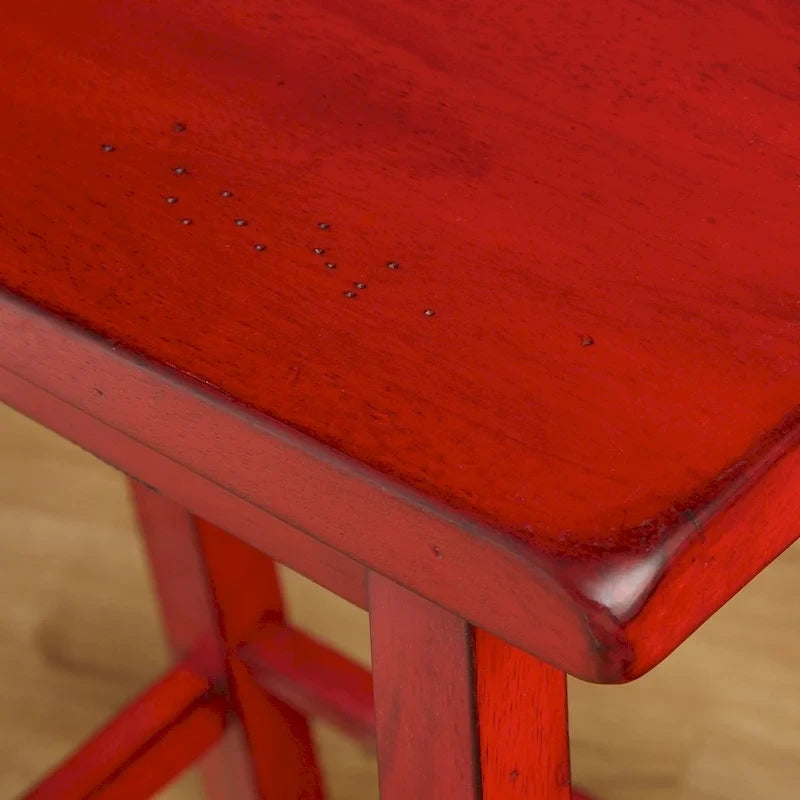 Rubberwood 24-Inch Counter-Height Bar Stool