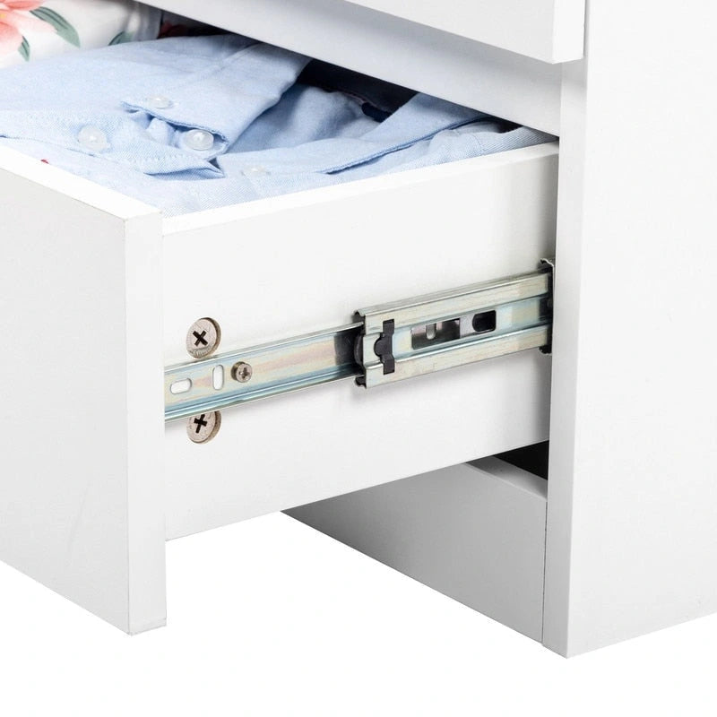 Commode en bois pour chambre à 4 tiroirs