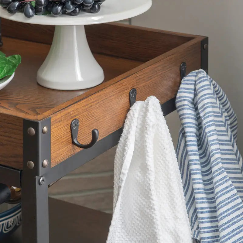 Industrial Kitchen & Wine Cart