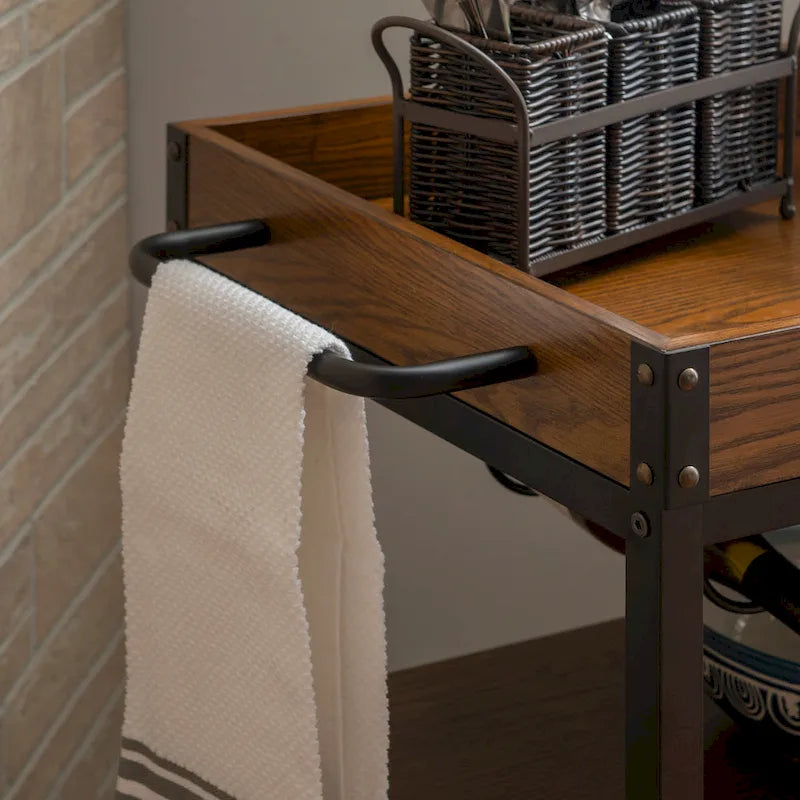 Industrial Kitchen & Wine Cart