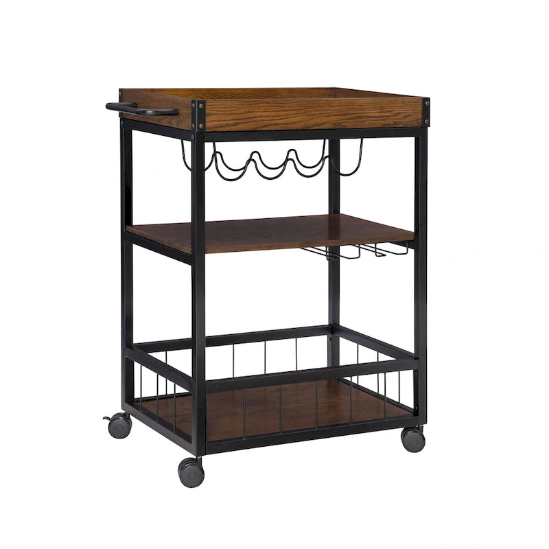 Industrial Kitchen & Wine Cart