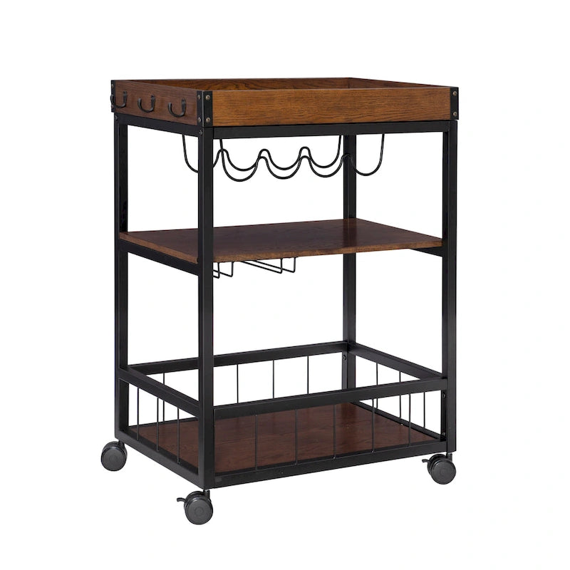 Industrial Kitchen & Wine Cart