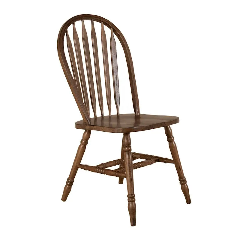 Antique Honey Finish Windsor Dining Chair