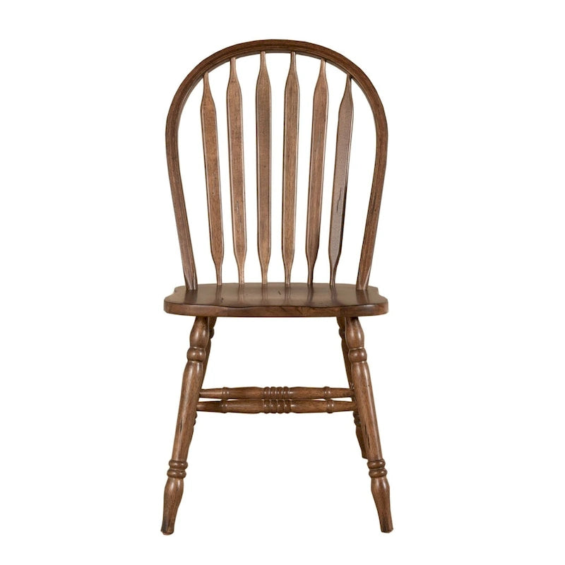 Antique Honey Finish Windsor Dining Chair