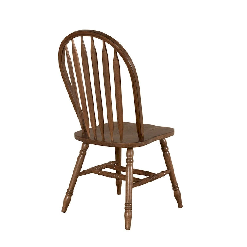 Antique Honey Finish Windsor Dining Chair