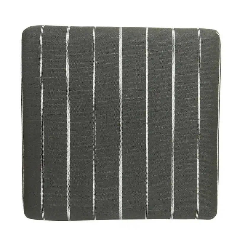 Modern Metal X-base Square Ottoman