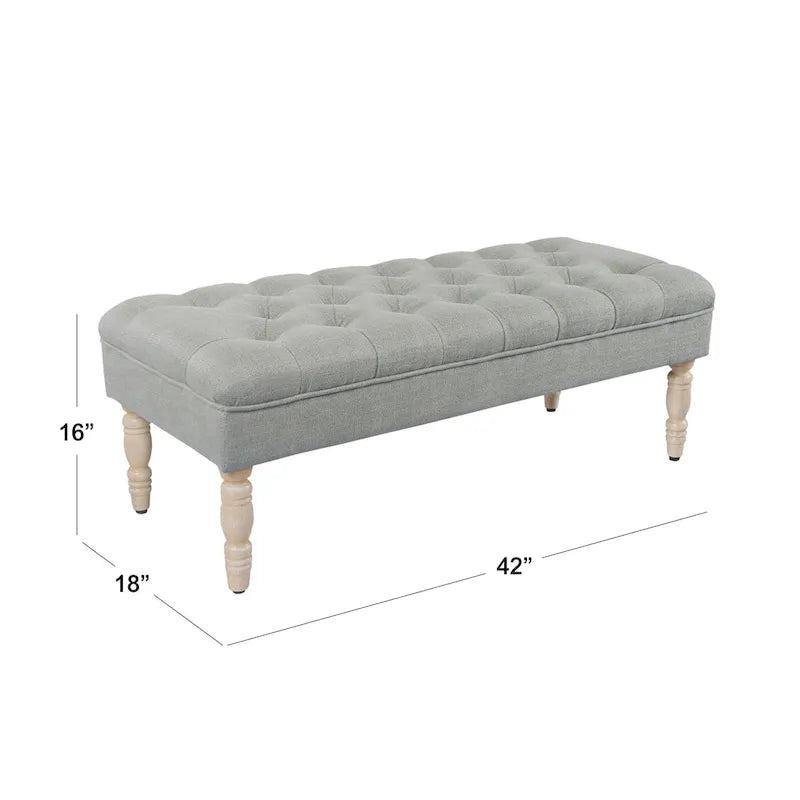 Tufted Top Upholstered Bench