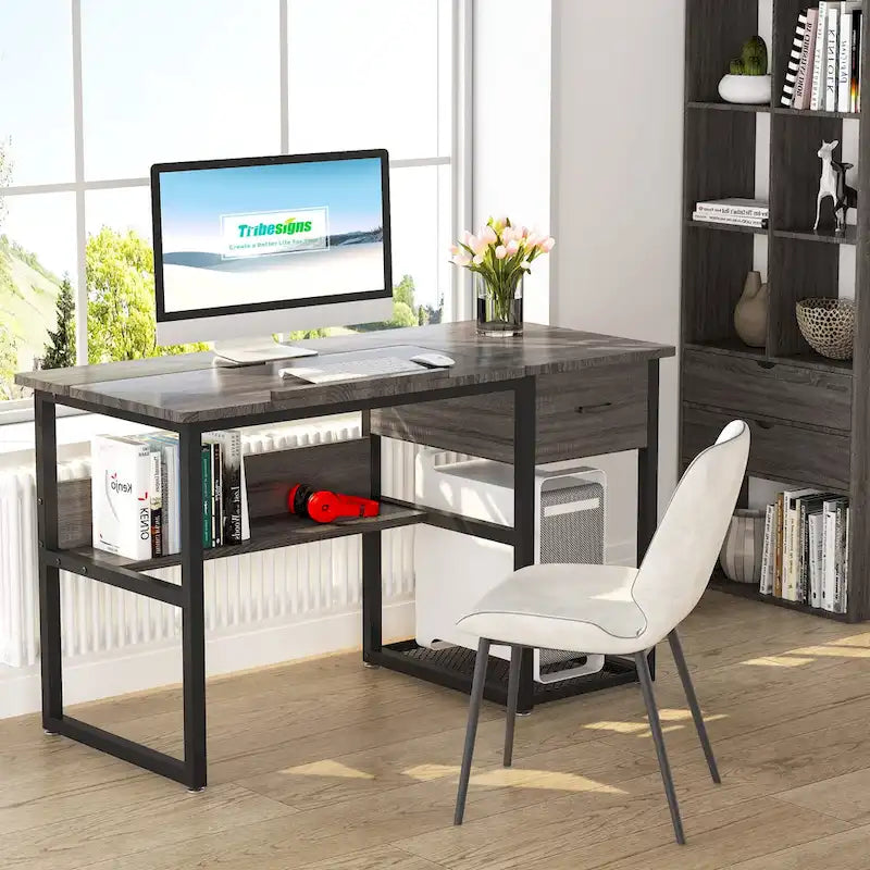 47 Inch Drafting Table with Adjustable Top