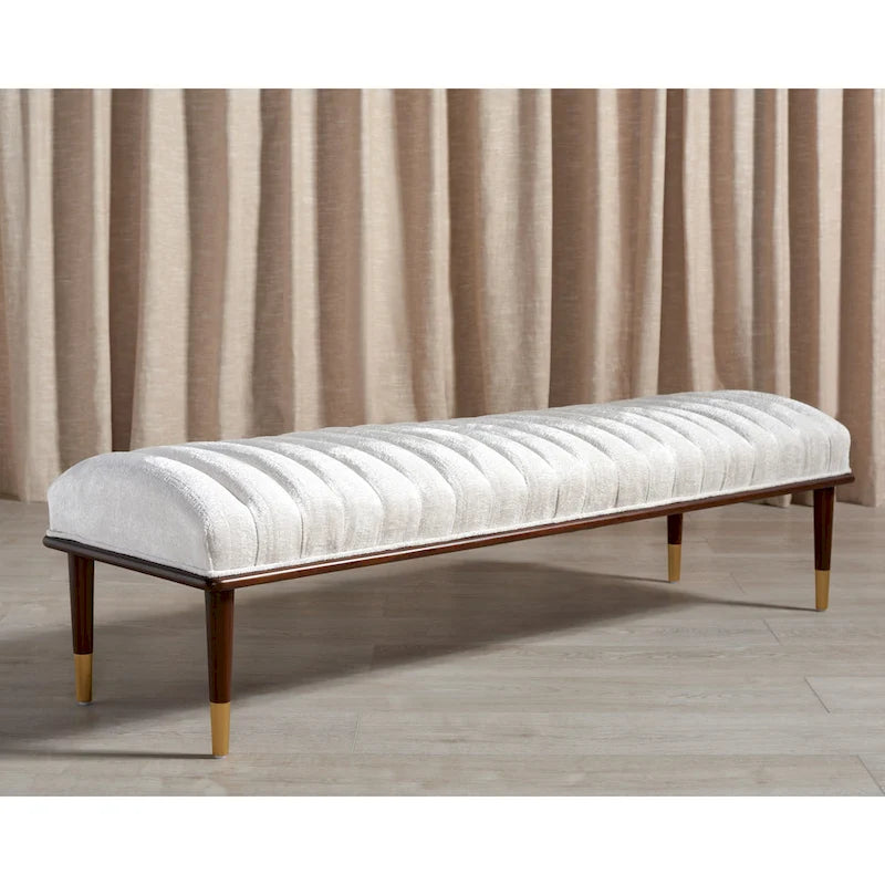 Mid-Century Bench - 63"W x 20"D x 18"H