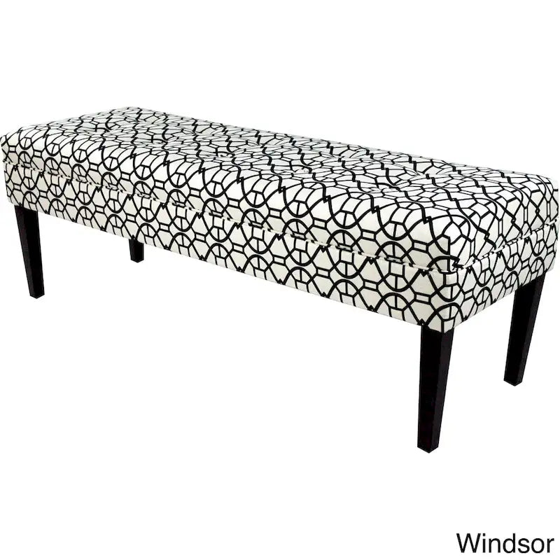 Button Tufted Upholstered Long Bench