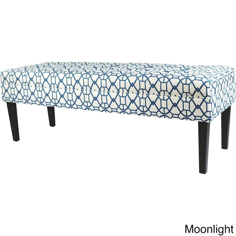 Button Tufted Upholstered Long Bench