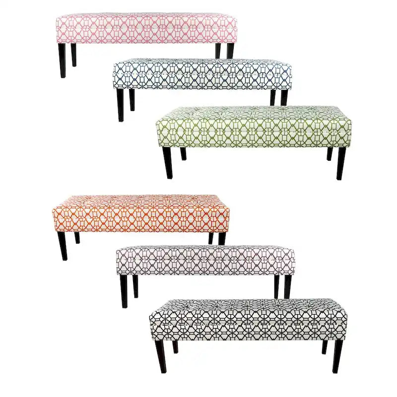 Button Tufted Upholstered Long Bench