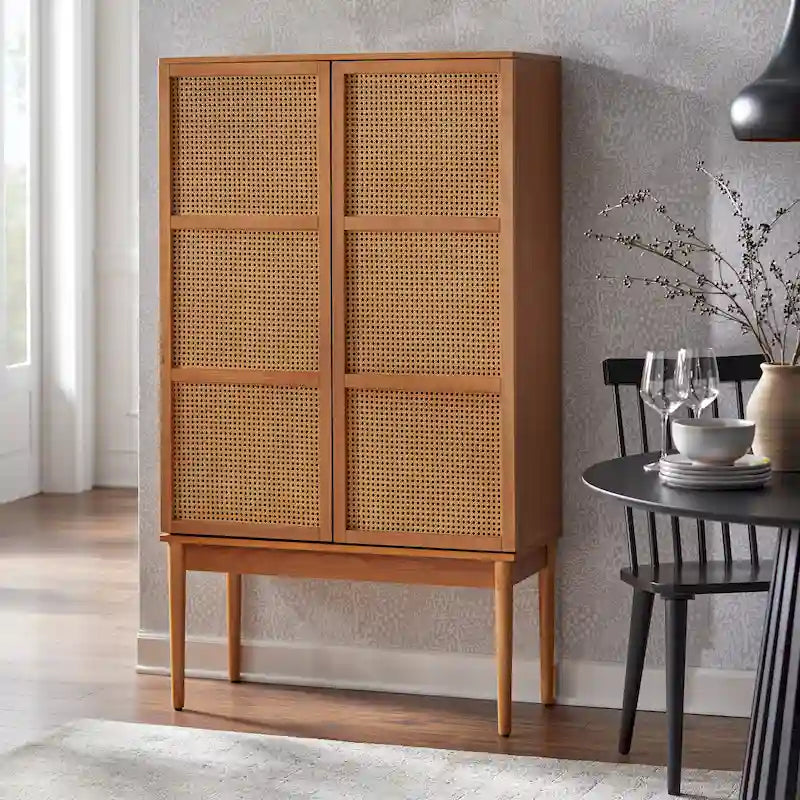 Cane 2-Door Cabinet