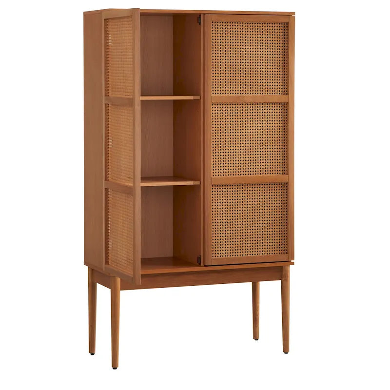 Cane 2-Door Cabinet