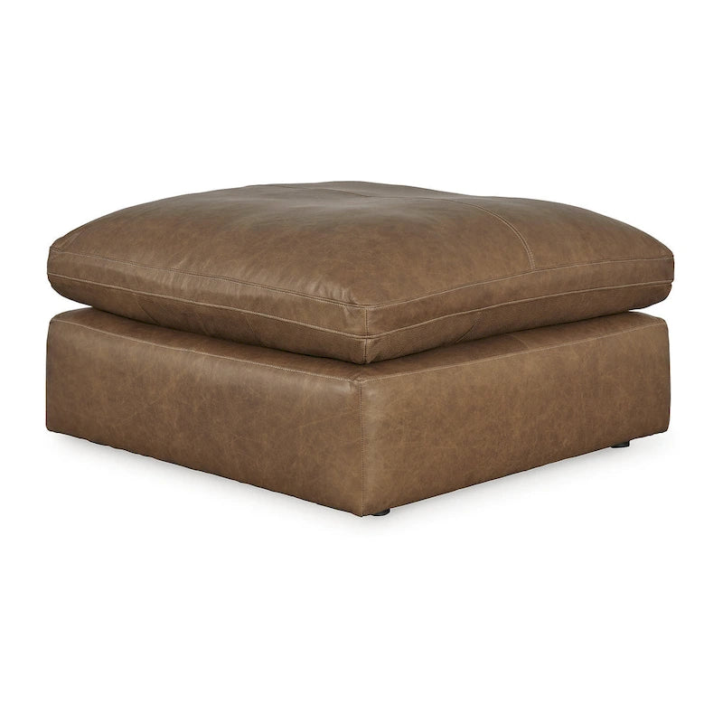 Brown Oversized Accent Ottoman