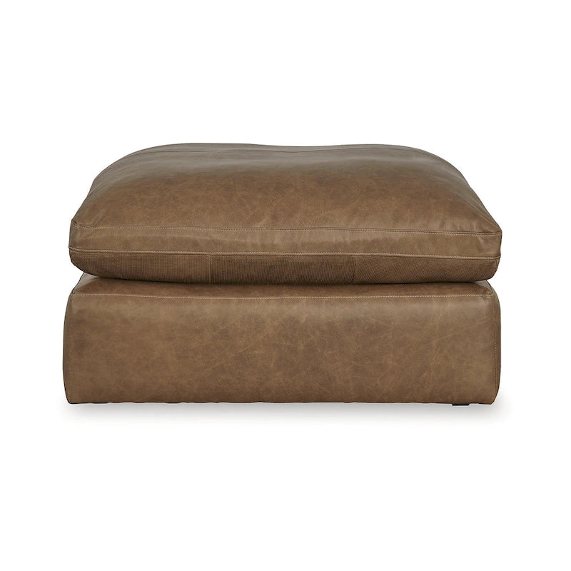 Brown Oversized Accent Ottoman