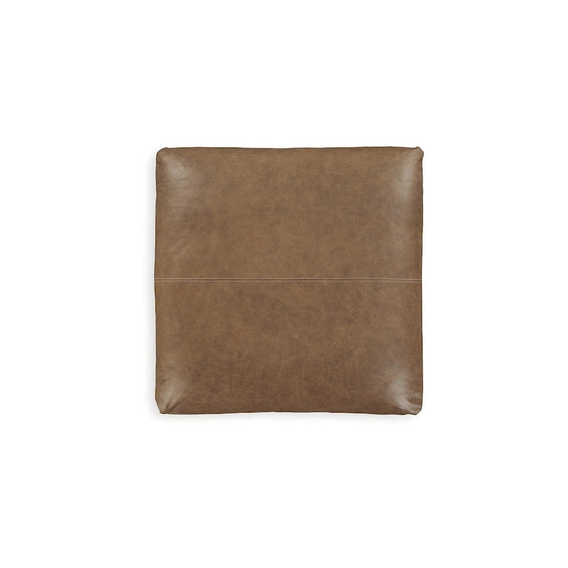 Brown Oversized Accent Ottoman