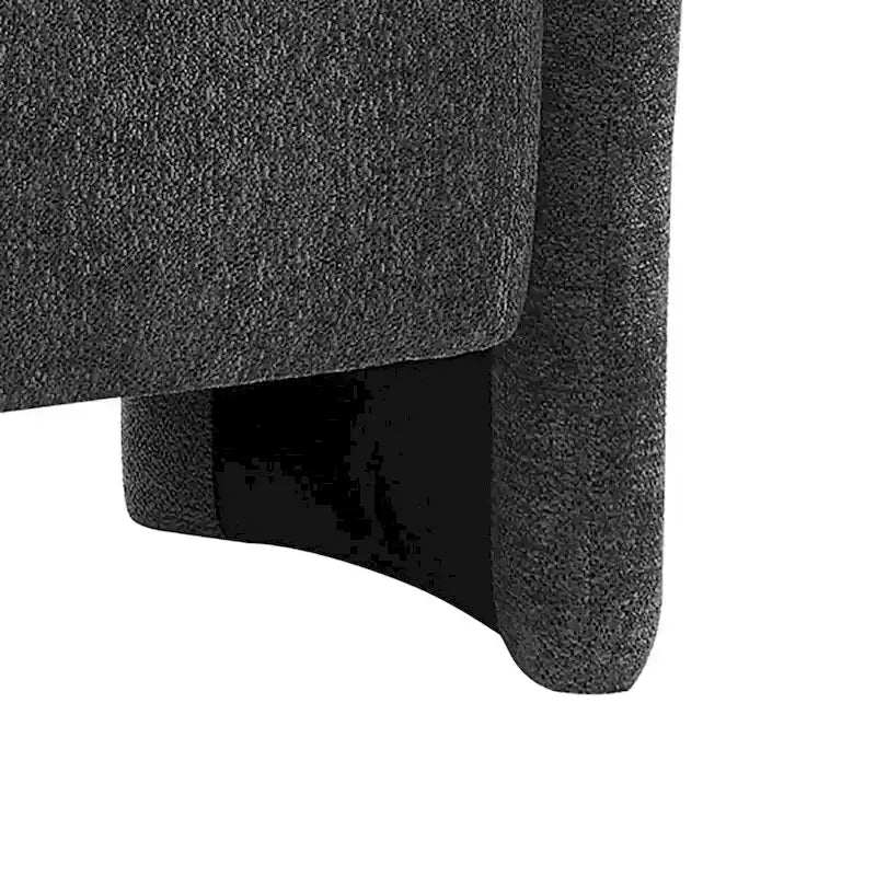 Chenille Fabric Upholstered Storage Bench