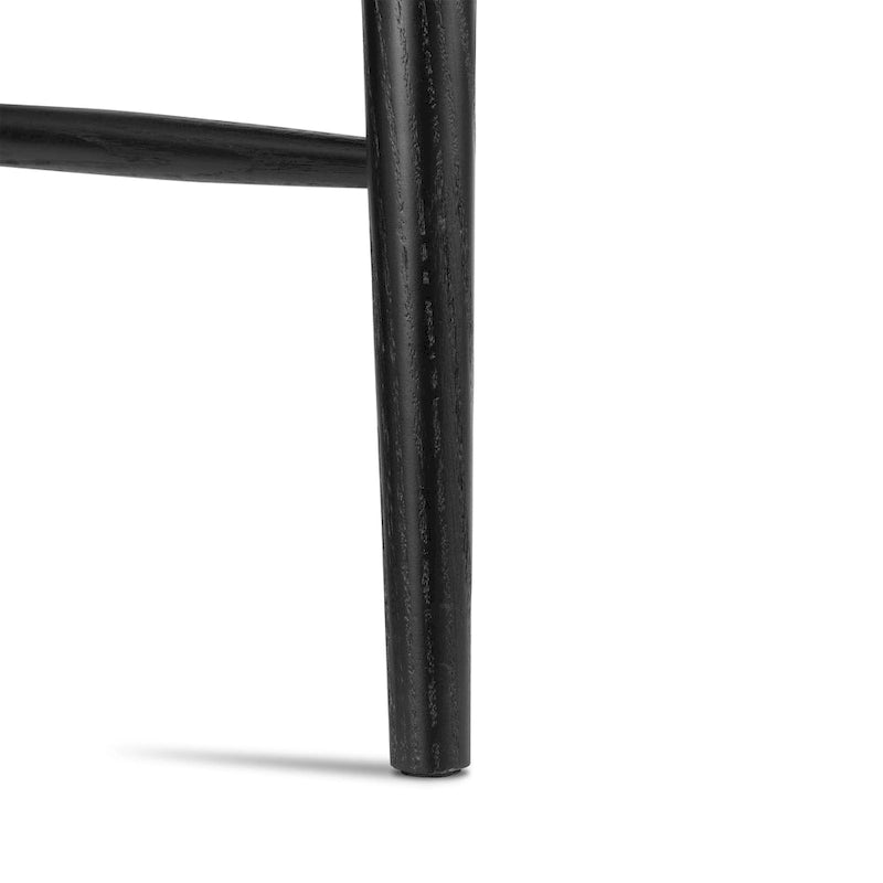 Windsor-Style Dining Chair - Solid Oak Wood with Spindle Back