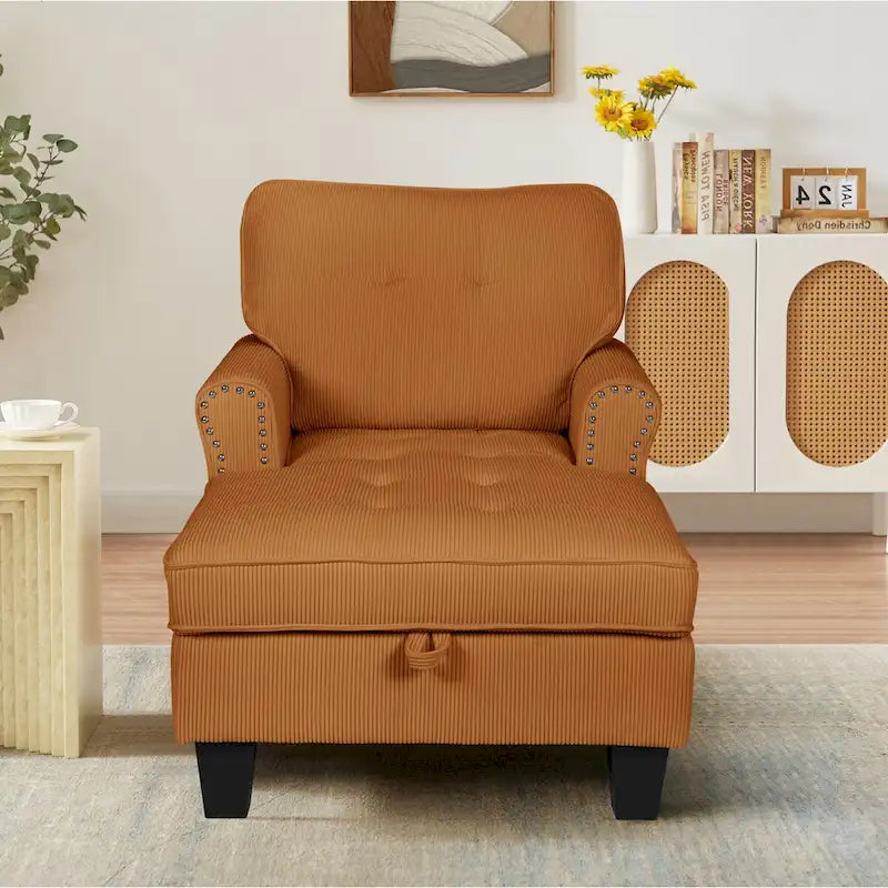 Chaise Lounge Indoor Sleeper Sofa Bed Chair