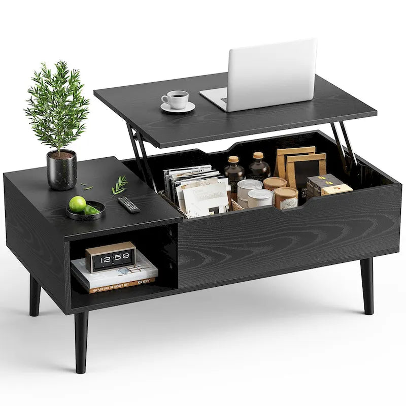Lift Top Coffee Table with Hidden Storage Compartment